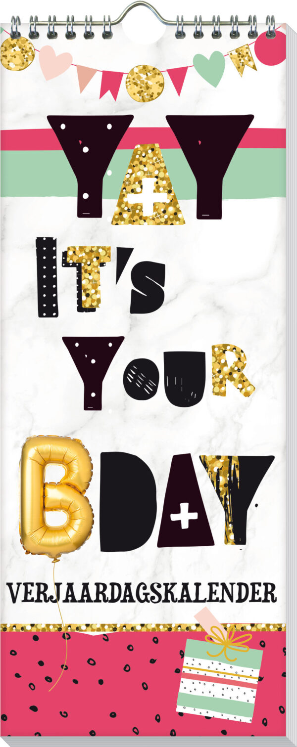 Vp 9789464323115 Yay Its Your Bday Verjaardagskalender
