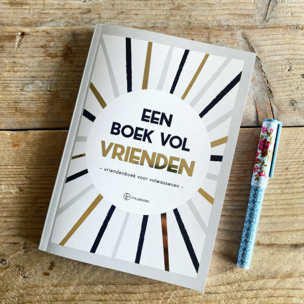 Fyllbooks Vriendenboek Voor Volwassenen