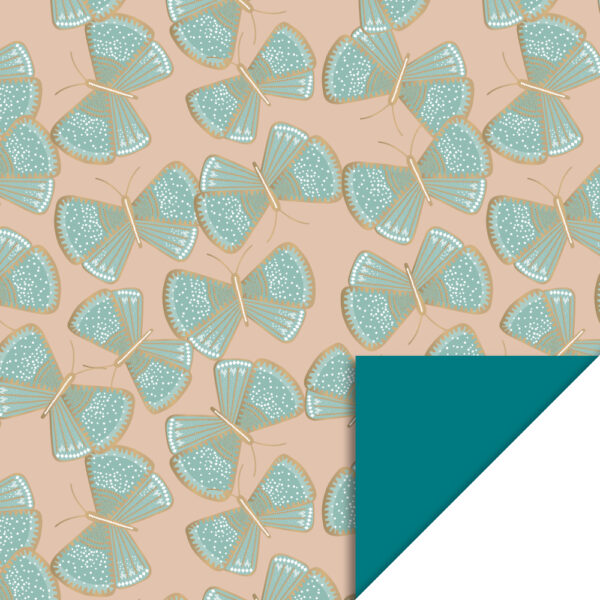 048 Big Butterfly Misty Green|nude 1000x1000