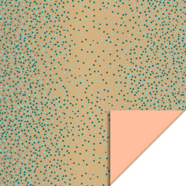050 Dots Gold Jade Pool Blue 1000x1000