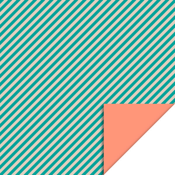 056 Stripe Fluor Orange Indigo Blue 1000