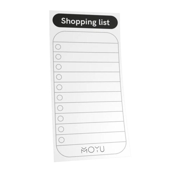MOYU - Uitwisbare Smart Shoppinglists - Set van 3 lijstjes