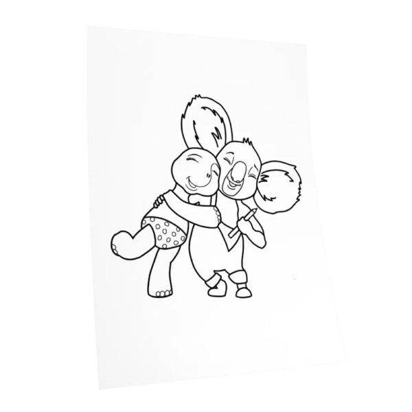 MOYU - Uitwisbare Koos Koala kleurplaten - A4 - Set van 3 kleurplaten - Afbeelding 2
