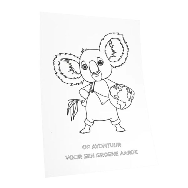 MOYU - Uitwisbare Koos Koala kleurplaten - A4 - Set van 3 kleurplaten