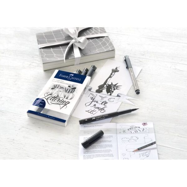 Faber-Castell Pitt Artist Pen handlettering 8-delig - Afbeelding 3