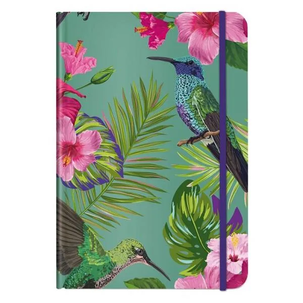 Cedon Notitieboek Flower Bird met dots - A5