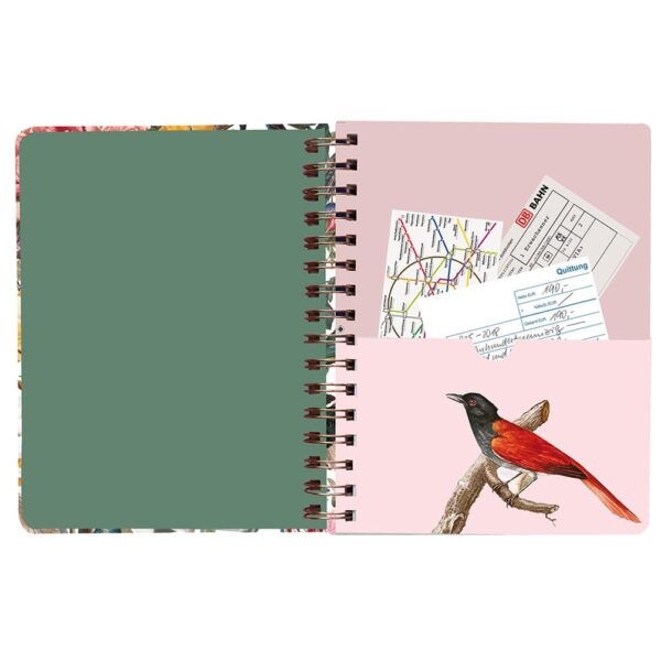 Cedon Notitieboek Ringband Red Birdies- A5 - Afbeelding 4