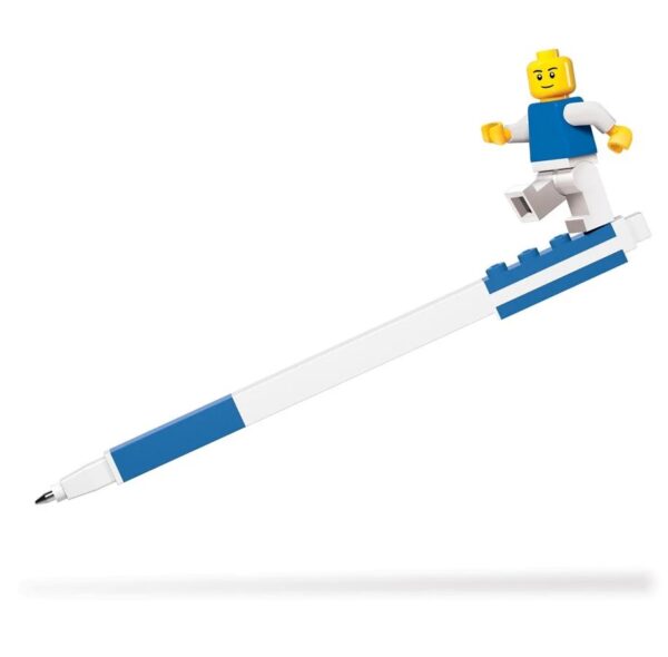 LEGO gelpen met minifiguurtje - Blauw - 0,7 mm - Afbeelding 2