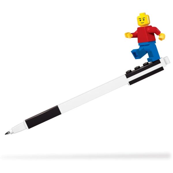 LEGO gelpen met minifiguurtje - Zwart - 0,7 mm - Afbeelding 2