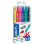 PILOT Frixion Viltstiften - Set van 6 kleuren - Geschikt voor MOYU