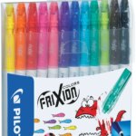 PILOT Frixion Viltstiften - Set van 12 kleuren - Geschikt voor MOYU