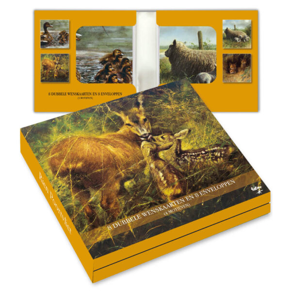 Kaartenmapje - Rien Poortvliet - Jonge Dieren - Afbeelding 2
