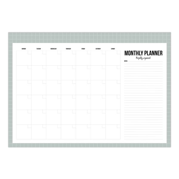 Studio Stationery Monthly planner A3 - Grid Salie