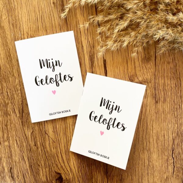 Bonjour to you - Gelofte boekjes - Best day ever! - 2 stuks