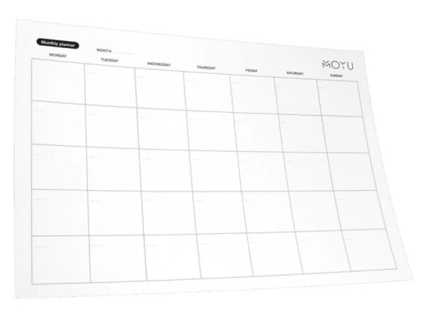MOYU - Uitwisbare Maand Planner A4