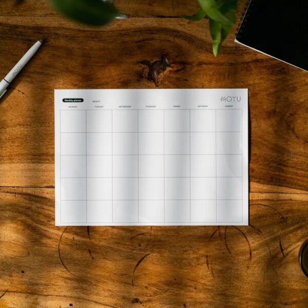 MOYU - Uitwisbare Maand Planner A4 - Afbeelding 2