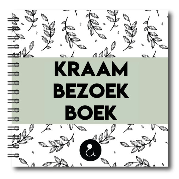 Studio Ins & Outs Kraambezoekboek - Groen