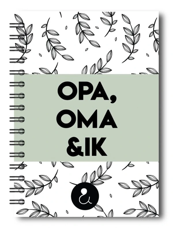 Studio Ins & Outs Invulboek 'Opa, oma & ik' - Groen