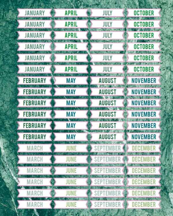 Mascha Planner Velvet Green - Afbeelding 2