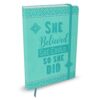 Peter Pauper Artisan Journal She Believed she could- A6 (compact)
