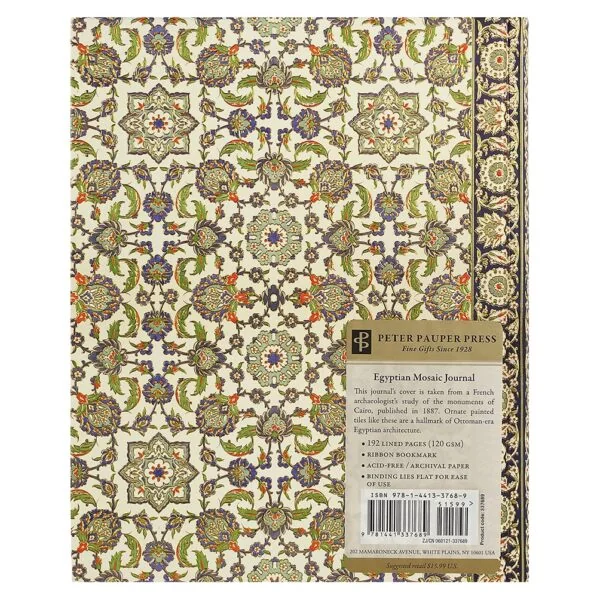 Peter Pauper Notitieboek Oversize Egyptian Mosaic - Afbeelding 5
