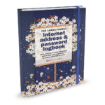 Peter Pauper Internet address & password logbook A5 - Falling Blossoms