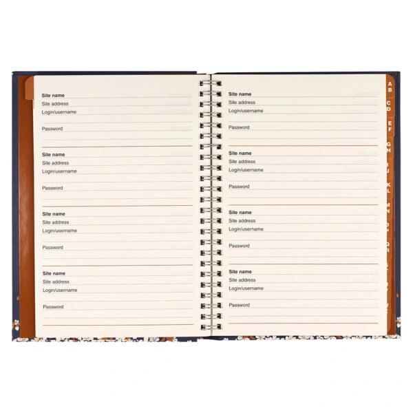 Peter Pauper Internet address & password logbook A5 - Falling Blossoms - Afbeelding 3