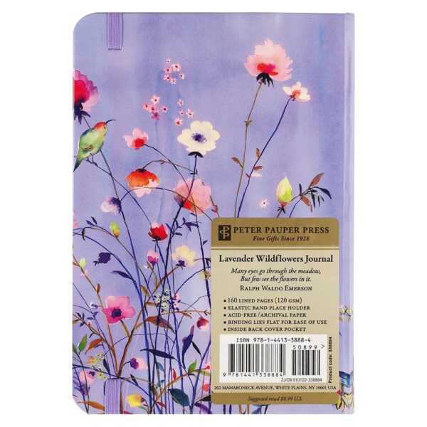 Peter Pauper Notitieboek Lavender Wildflowers - A6 (compact) - Afbeelding 5