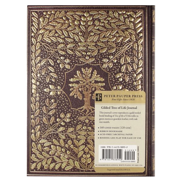 Peter Pauper Notitieboek Gilded Tree of Life - A5 (gebonden) - Afbeelding 5