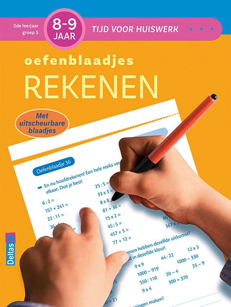 Tijd voor huiswerk - Oefenblaadjes rekenen (8-9 j.)