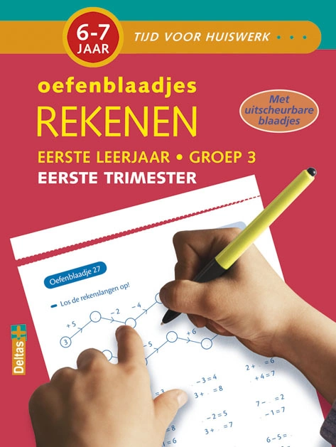 Tijd voor huiswerk - Oefenblaadjes rekenen tot en met 10 (6-7 j.) Eerste trimester