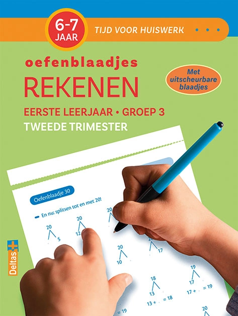 Tijd voor huiswerk - Oefenblaadjes rekenen tot en met 20 (6-7 j.) Tweede trimester