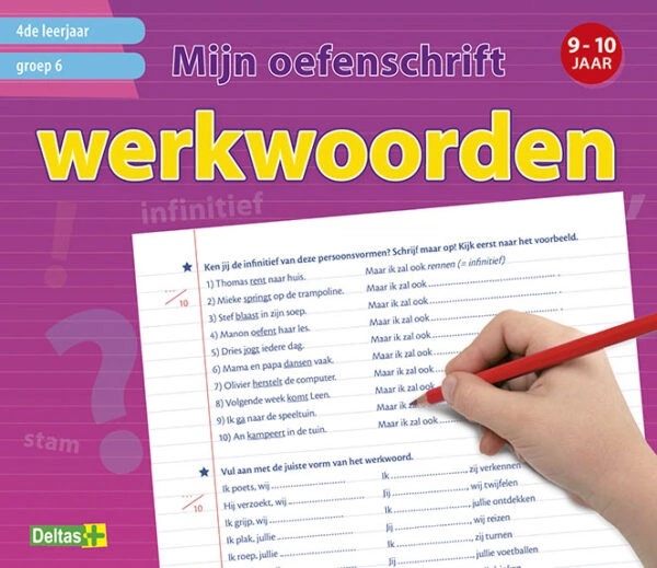 Mijn oefenschrift - Werkwoorden (9-10 j.)