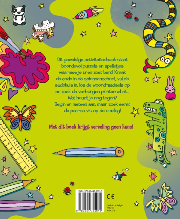 Het gi-ga-geweldige puzzel- en spelletjesboek - Afbeelding 3