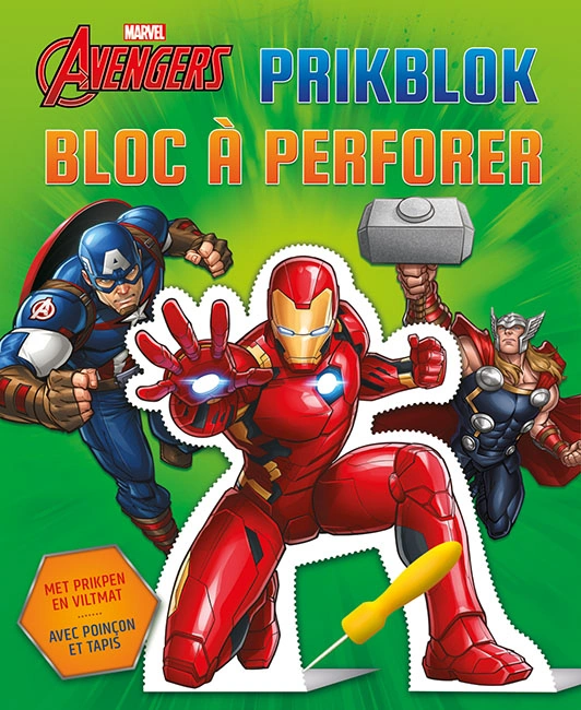 Marvel Avengers Prikblok – incl. viltmat & prikpen