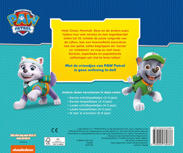 Paw Patrol Ik leer al tellen (5-6 j.) - Afbeelding 3