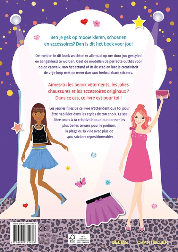 Fashion Studio Sticker Fun – Aankleedpoppen - Afbeelding 3