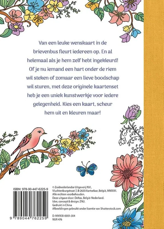 Wenskaarten om in te kleuren - Feel good - Afbeelding 3