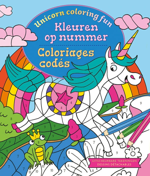 Unicorn Coloring Fun - Kleuren op nummer