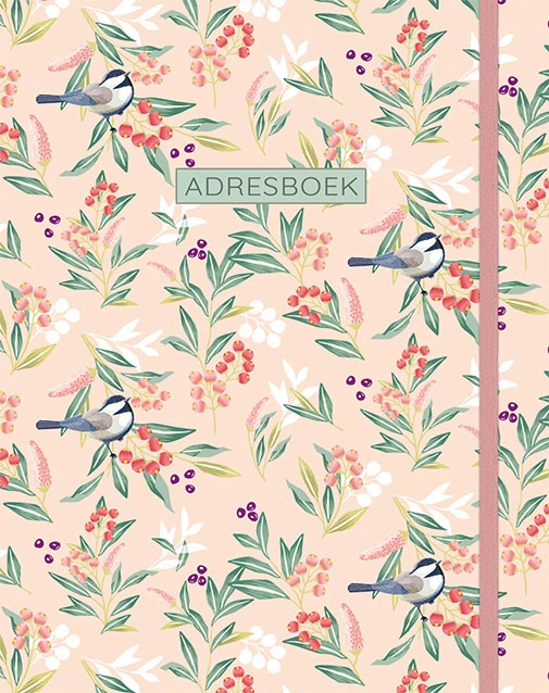Adresboek - Romantic Garden - Groot