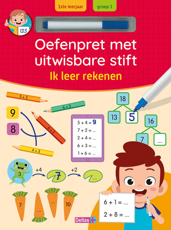 Oefenpret met uitwisbare stift - Ik leer rekenen (6-7 j.)