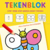 Reuzeleuk tekenblok - Stap voor stap dieren leren tekenen