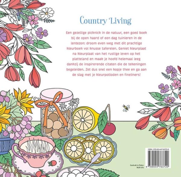 Country Living - Kleuren voor volwassenen - Afbeelding 3