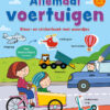 Kleur- en stickerboek met woordjes - Allemaal voertuigen (3-5 j.)