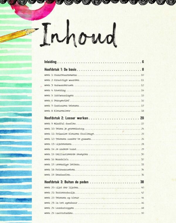 Mijn Art Journal - Een jaar vol creatieve uitdagingen - Afbeelding 3