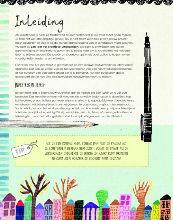 Mijn Art Journal - Een jaar vol creatieve uitdagingen - Afbeelding 5