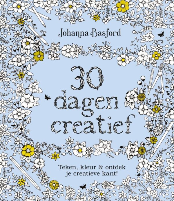 30 dagen creatief Kleur- en Tekenboek