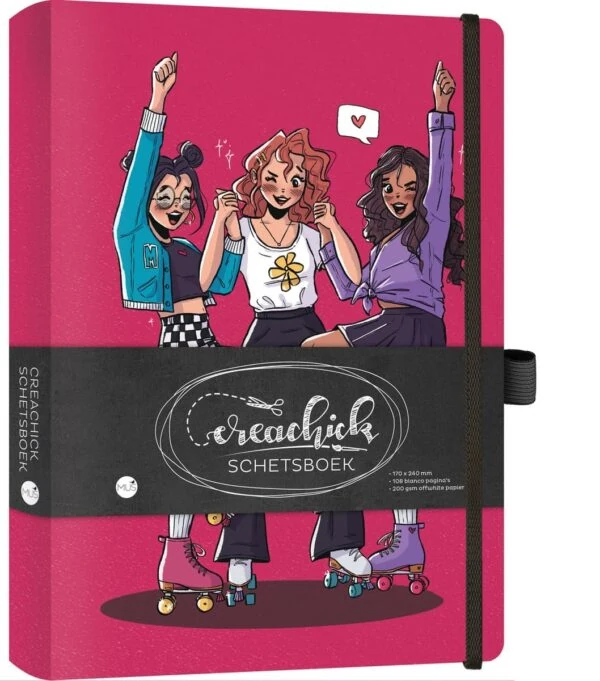 CreaChick Schetsboek - Dieproze