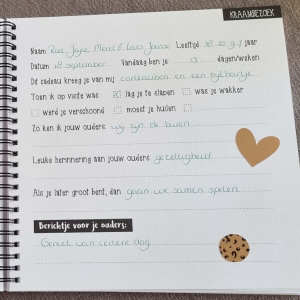 Oh My Goody - Kraambezoekboek Words of Love - Afbeelding 9