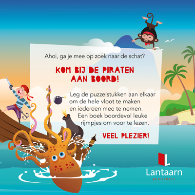 Puzzeltrein Piraten (boek + puzzel) - Afbeelding 4